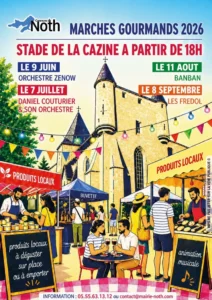 Marchés gourmands à la Cazine NOTH
