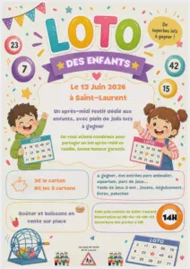 Loto des enfants SAINT-LAURENT