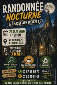 Randonnée nocturne CHARD