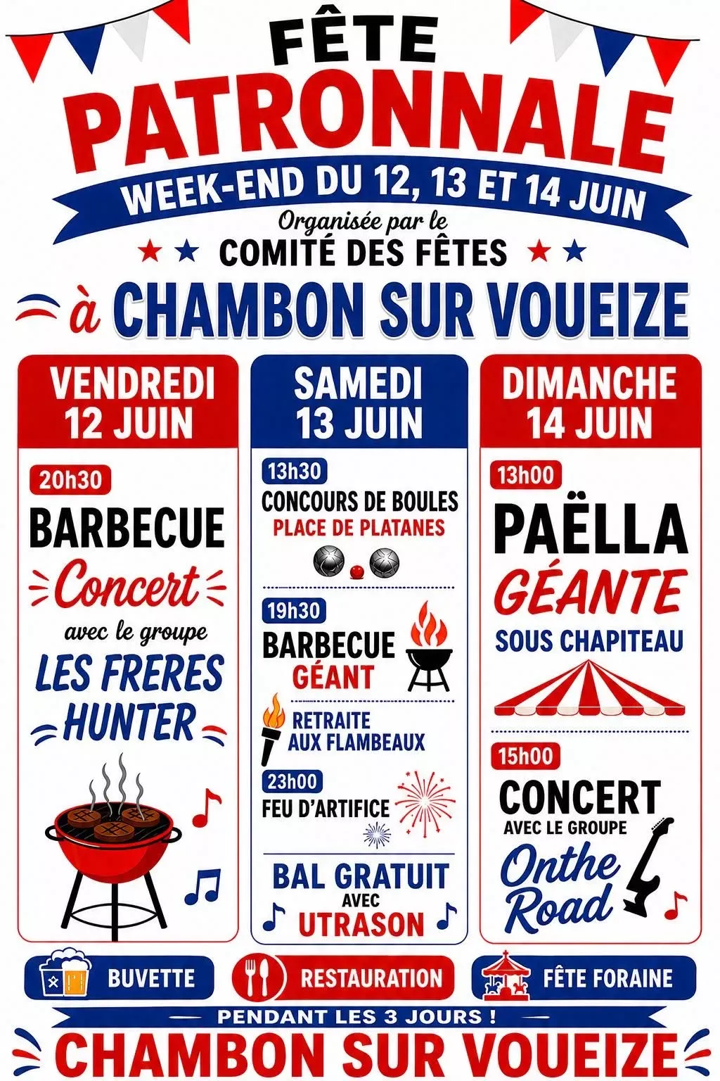 Fête patronale CHAMBON SUR VOUEIZE