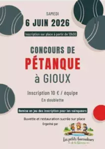 Concours de pétanque GIOUX