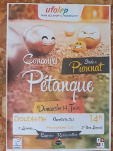 Concours de pétanque PIONNAT