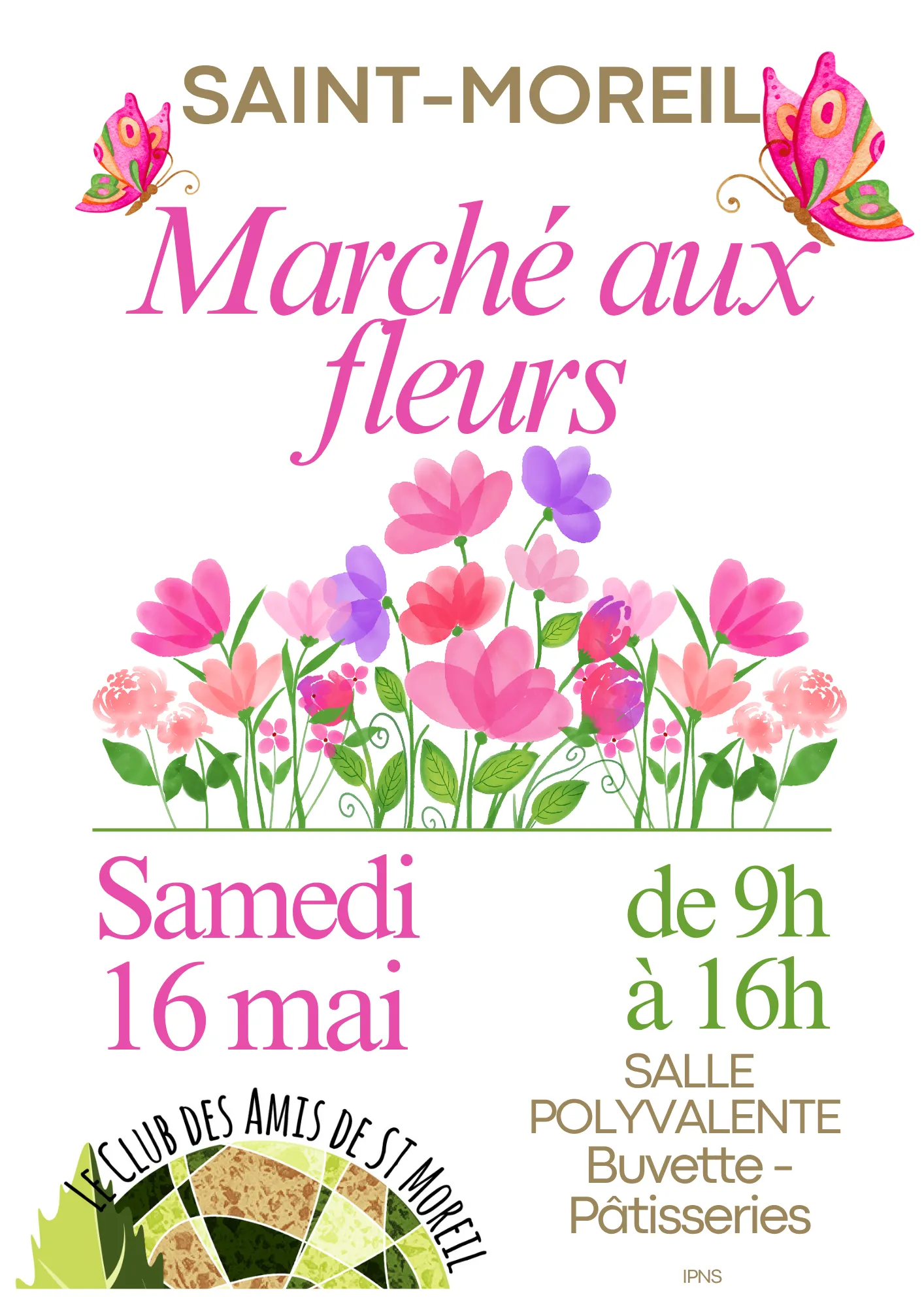 Marche Aux Fleurs SAINT MOREIL