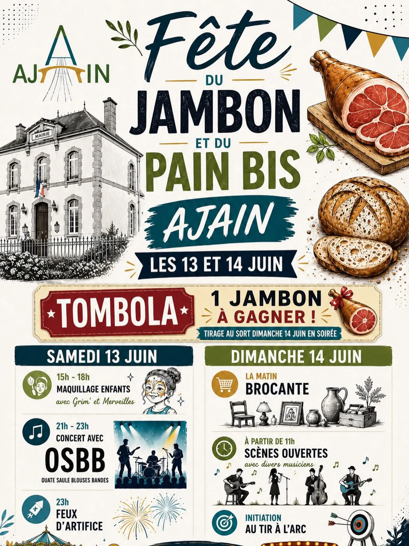 Fête du jambon et du pain bis AJAIN