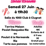 Repas karaoké CLUGNAT