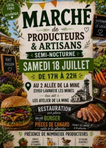 Marché de producteurs LAVAVEIX LES MINES