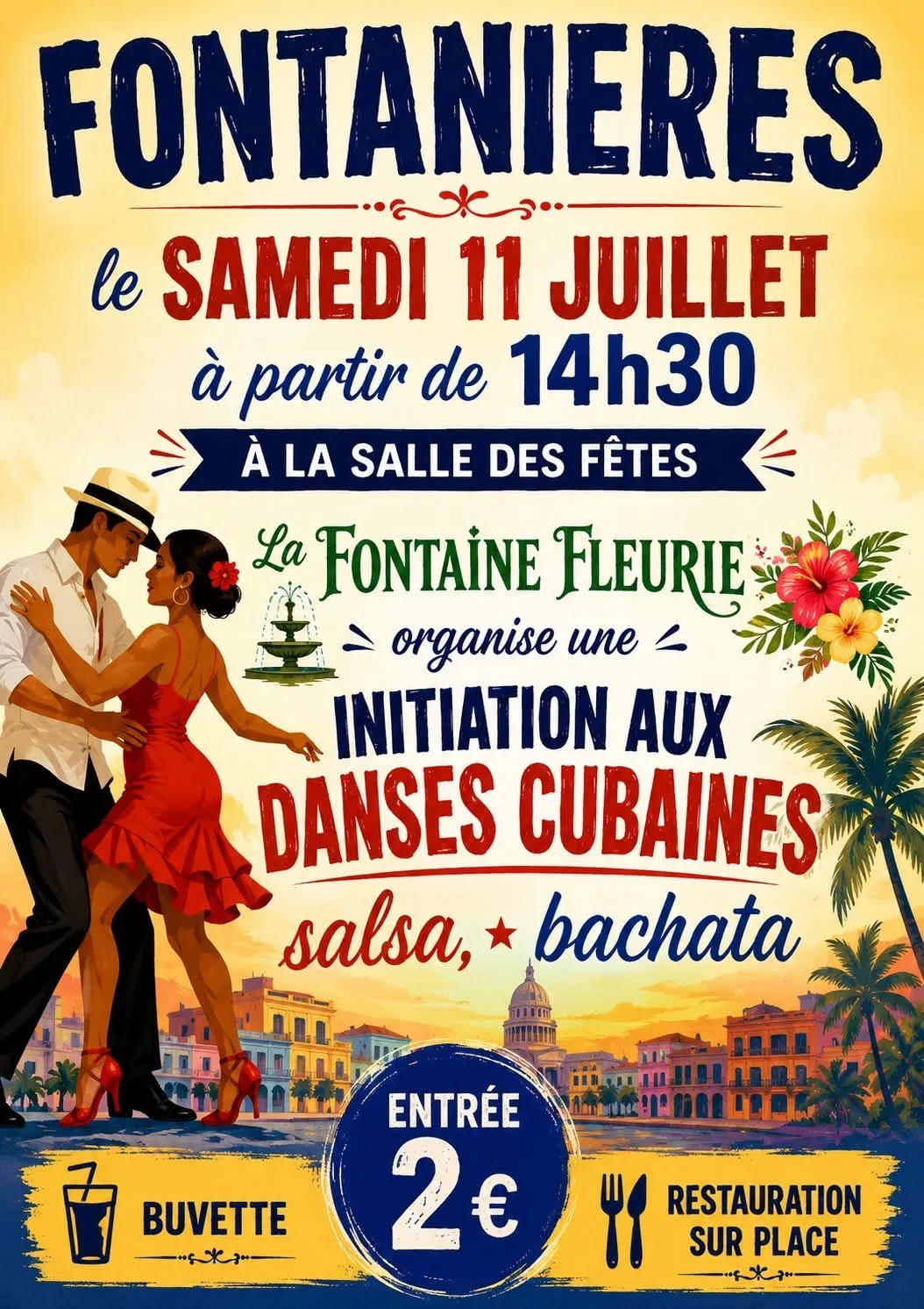 Initiation aux danses cubaines FONTANIERES