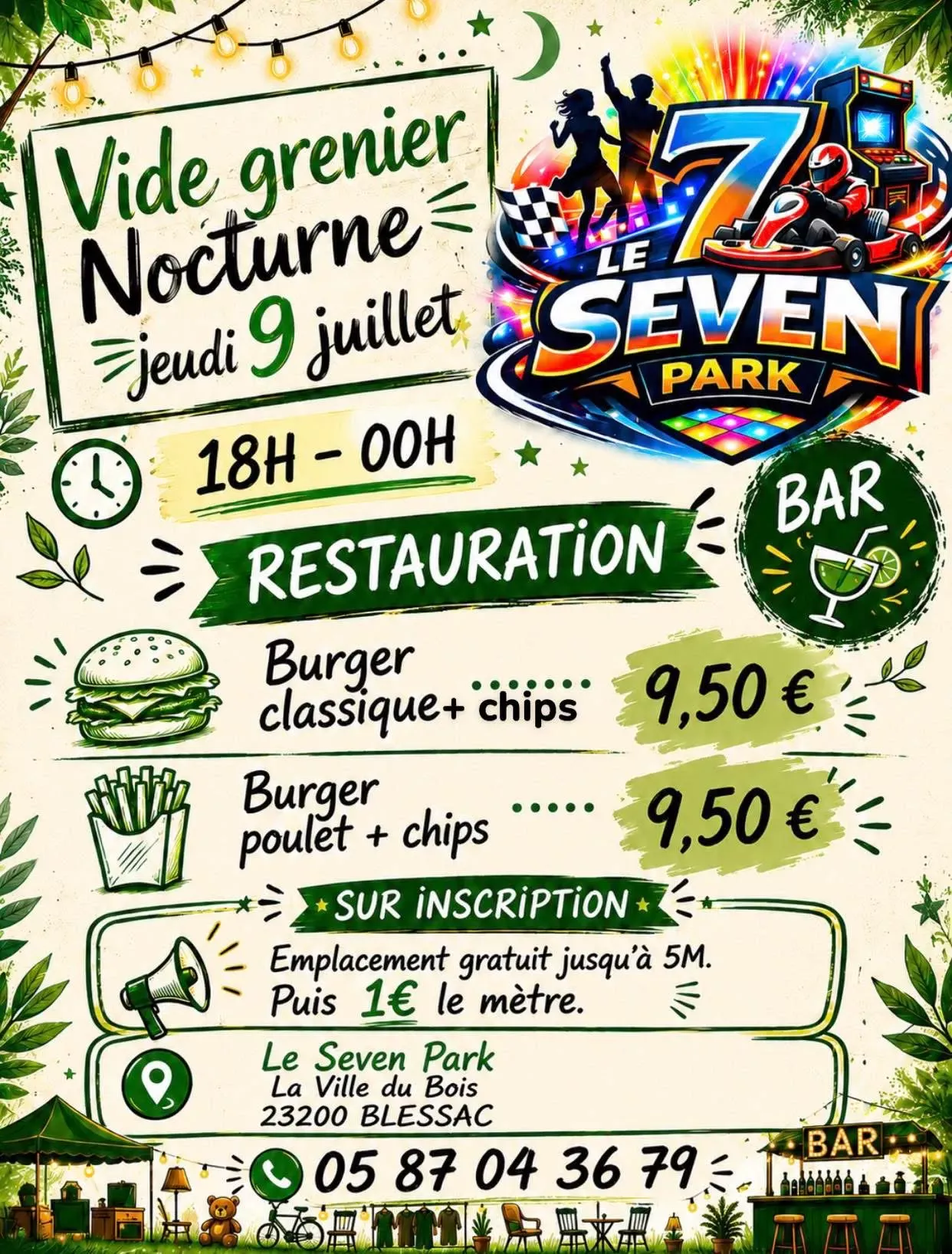 Vide-greniers nocturne BLESSAC
