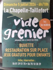 Vide-greniers LA CHAPELLE TAILLEFERT