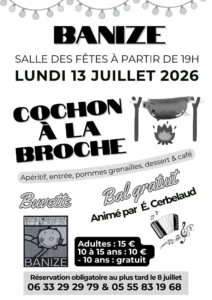 Cochon à la broche BANIZE