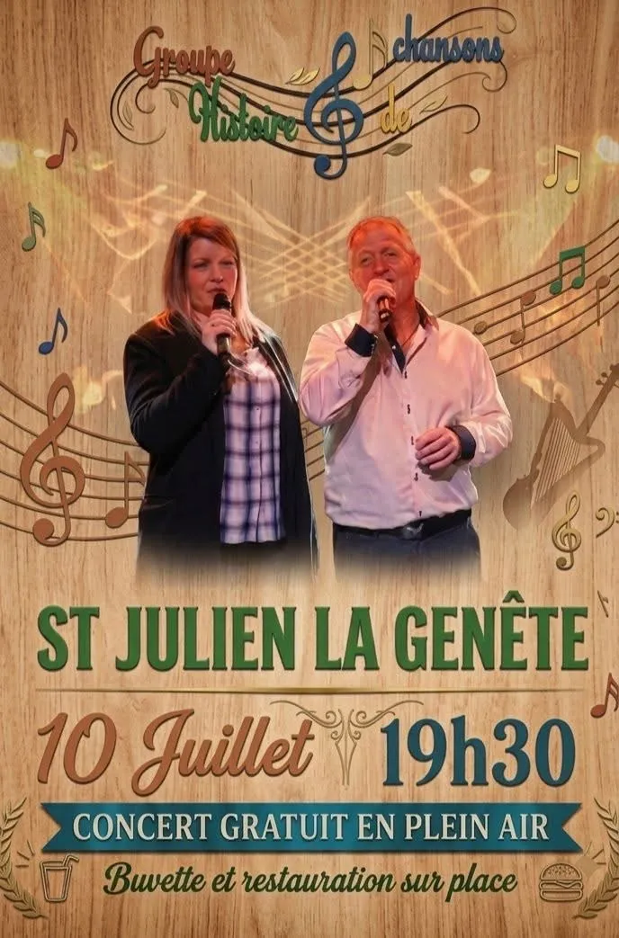 Concert ST JULIEN LA GENETE