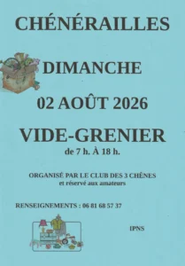 Vides Greniers CHENERAILLES