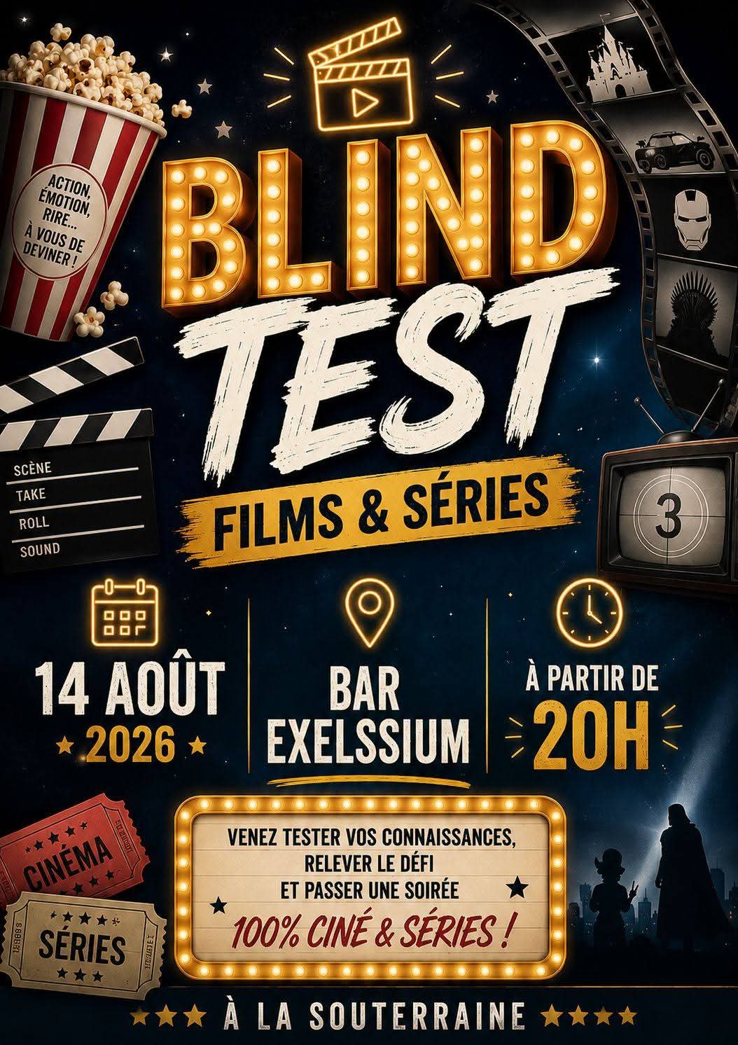 Blind Test LA SOUTERRAINE