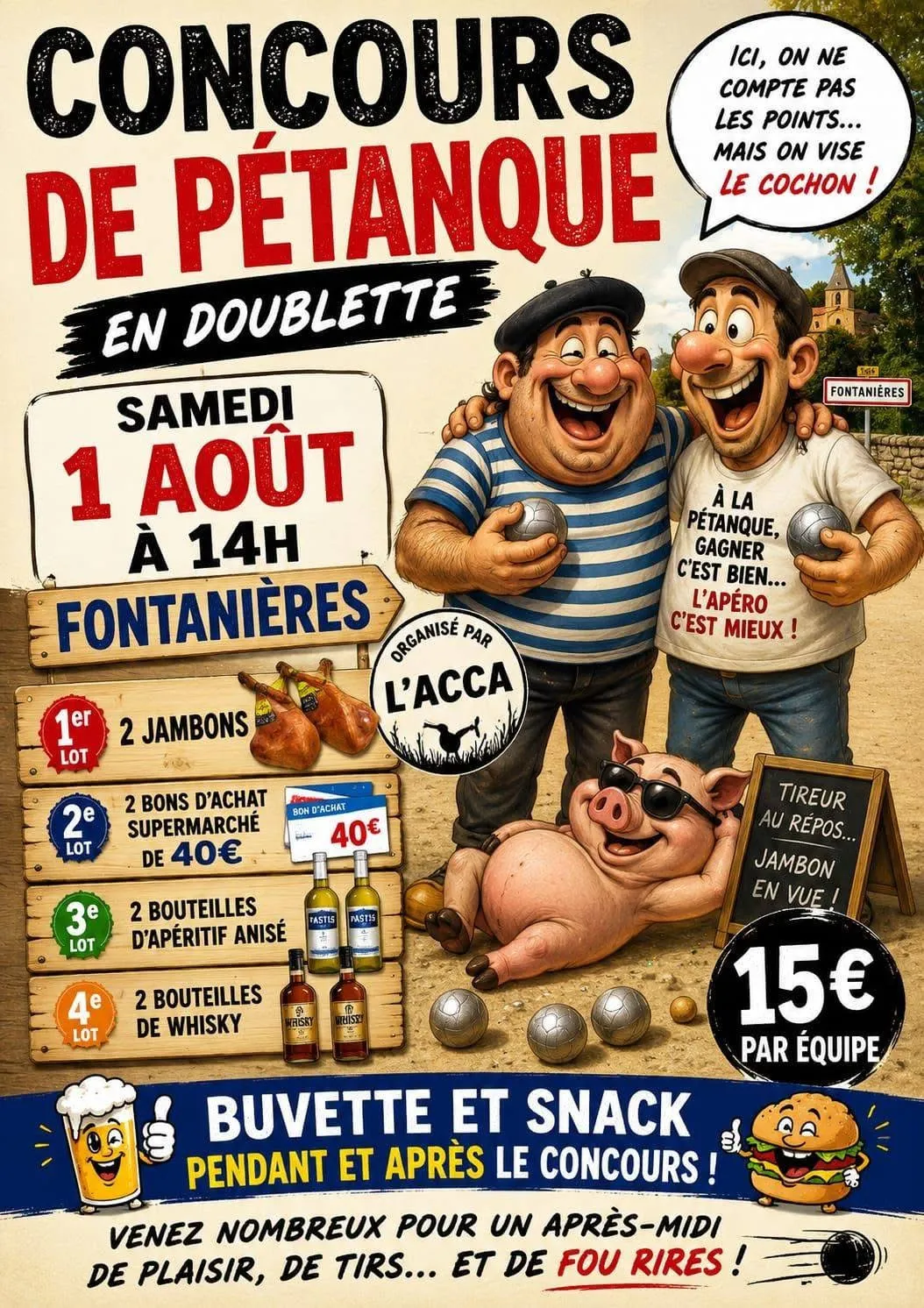 Concours De Petanque FONTANIERES