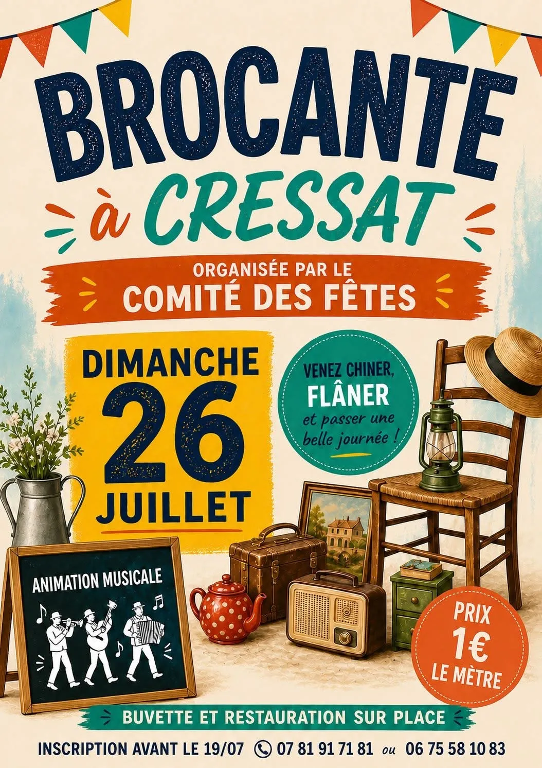Brocante CRESSAT