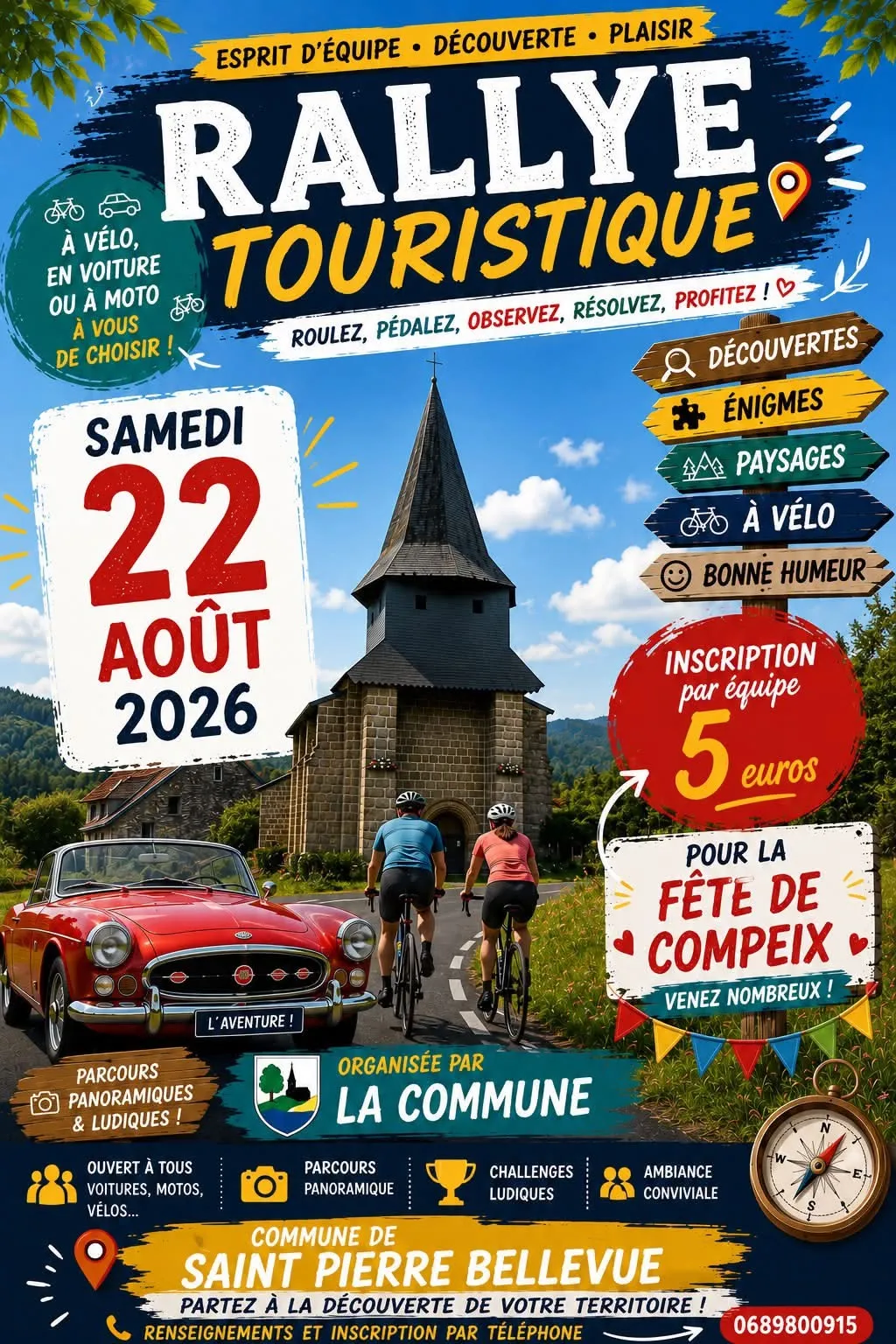Rallye touristique ST PIERRE BELLEVUE