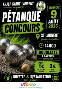 Concours de pétanque SAINT-LAURENT07