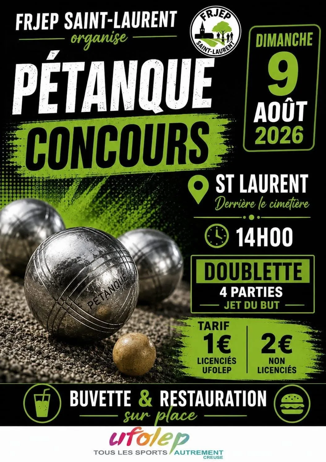 Concours de pétanque SAINT-LAURENT07