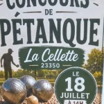 Concours de pétanque LA CELLETTE