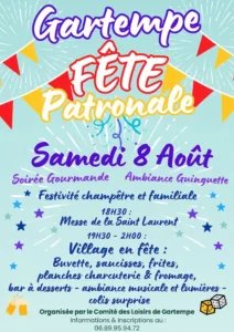 Fête patronale GARTEMPE