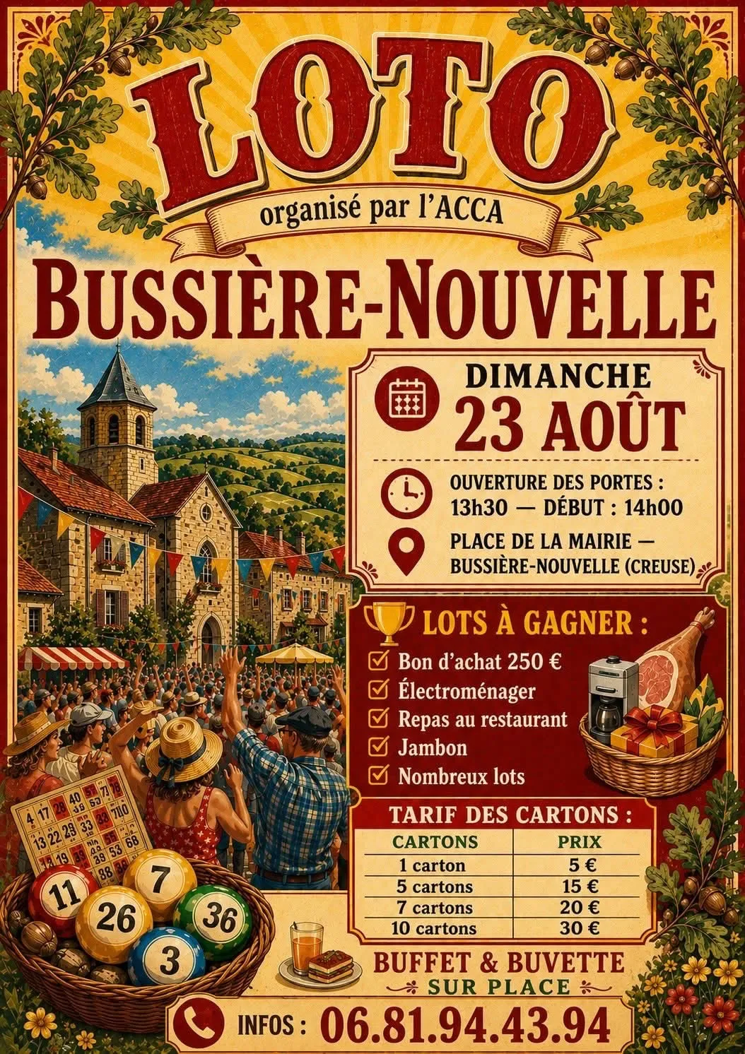 Loto BUSSIERE NOUVELLE