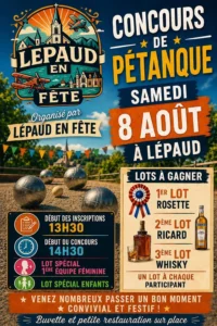 Concours de pétanque LEPAUD