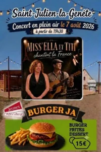 Concert SAINT JULIEN LA GENETE