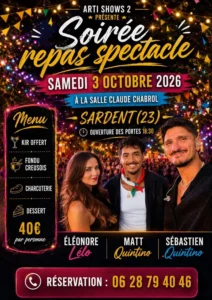 Repas Spectacle SARDENT