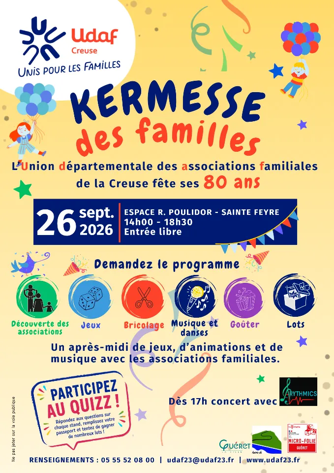Kermesse des familles-Udaf GUERET