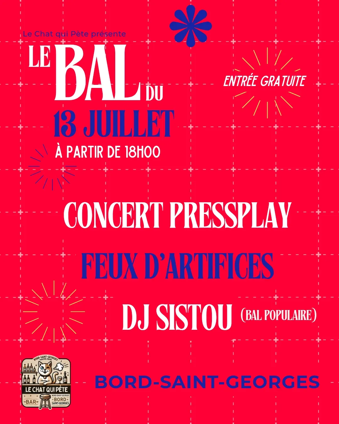 Bal Du 13 Juillet BORD SAINT GEORGES