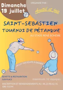 Tournoi de pétanque SAINT-SEBASTIEN