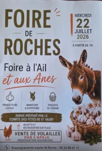 Foire à l'ail et aux ânes ROCHES