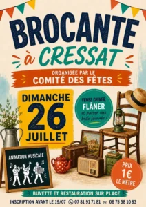 Brocante CRESSAT