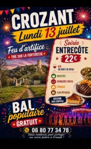 Feu d'artifice CROZANT
