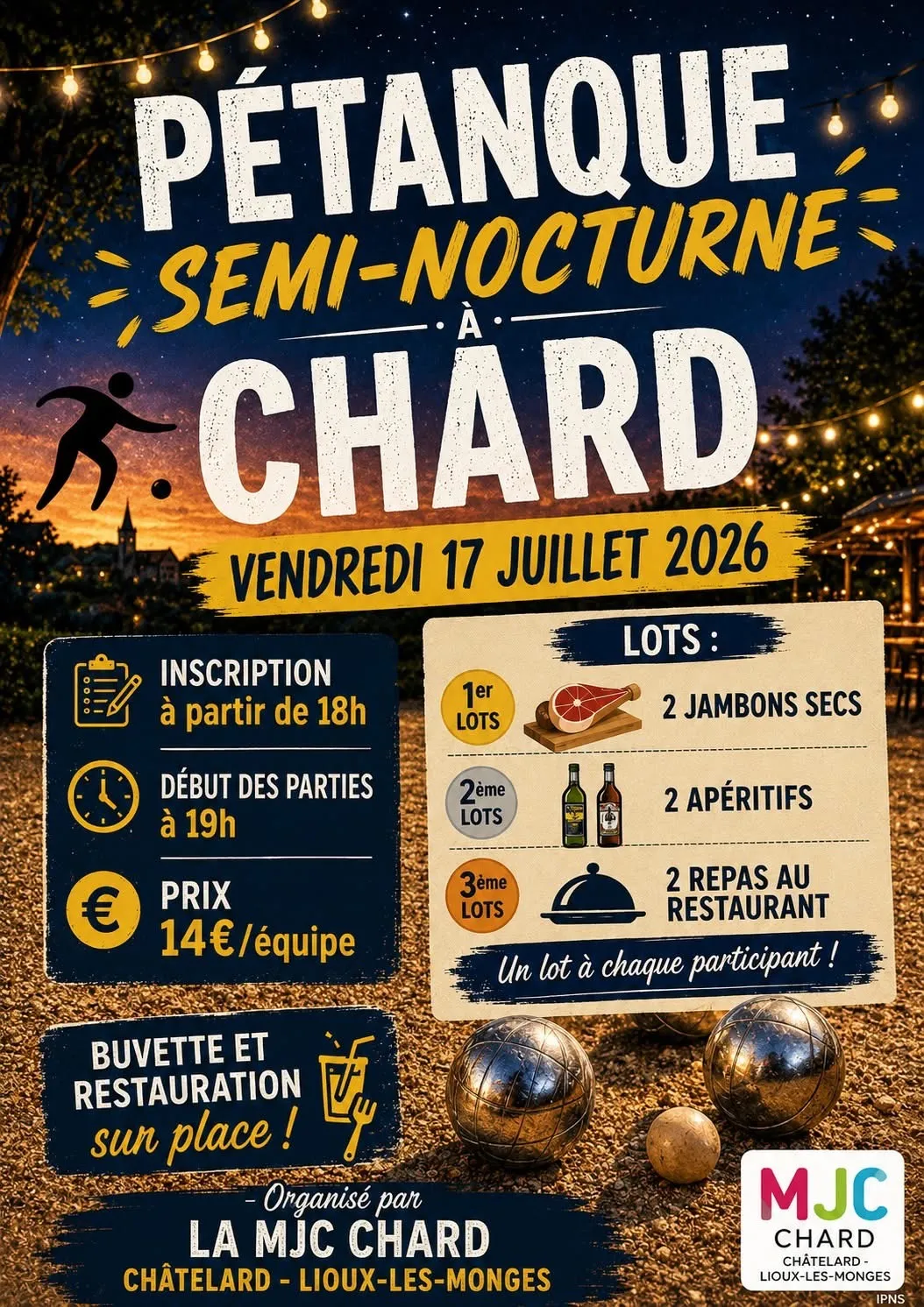Concours de pétanque CHARD