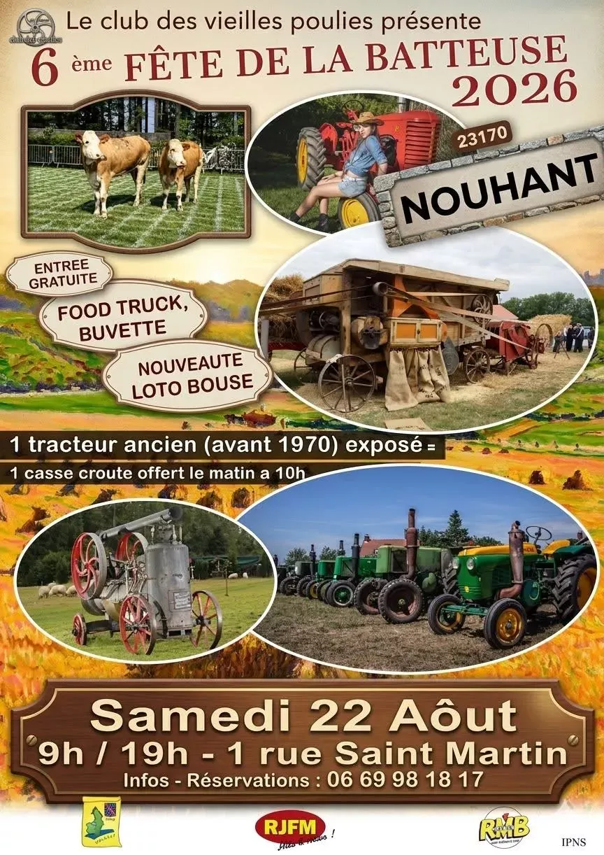 Fête de la batteuse NOUHANT