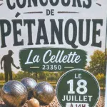 Concours de pétanque LA CELLETTE