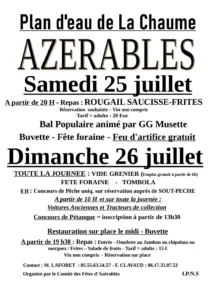 Fête locale AZERABLES