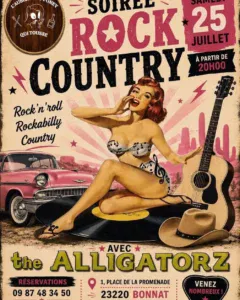 Soirée rock country BONNAT