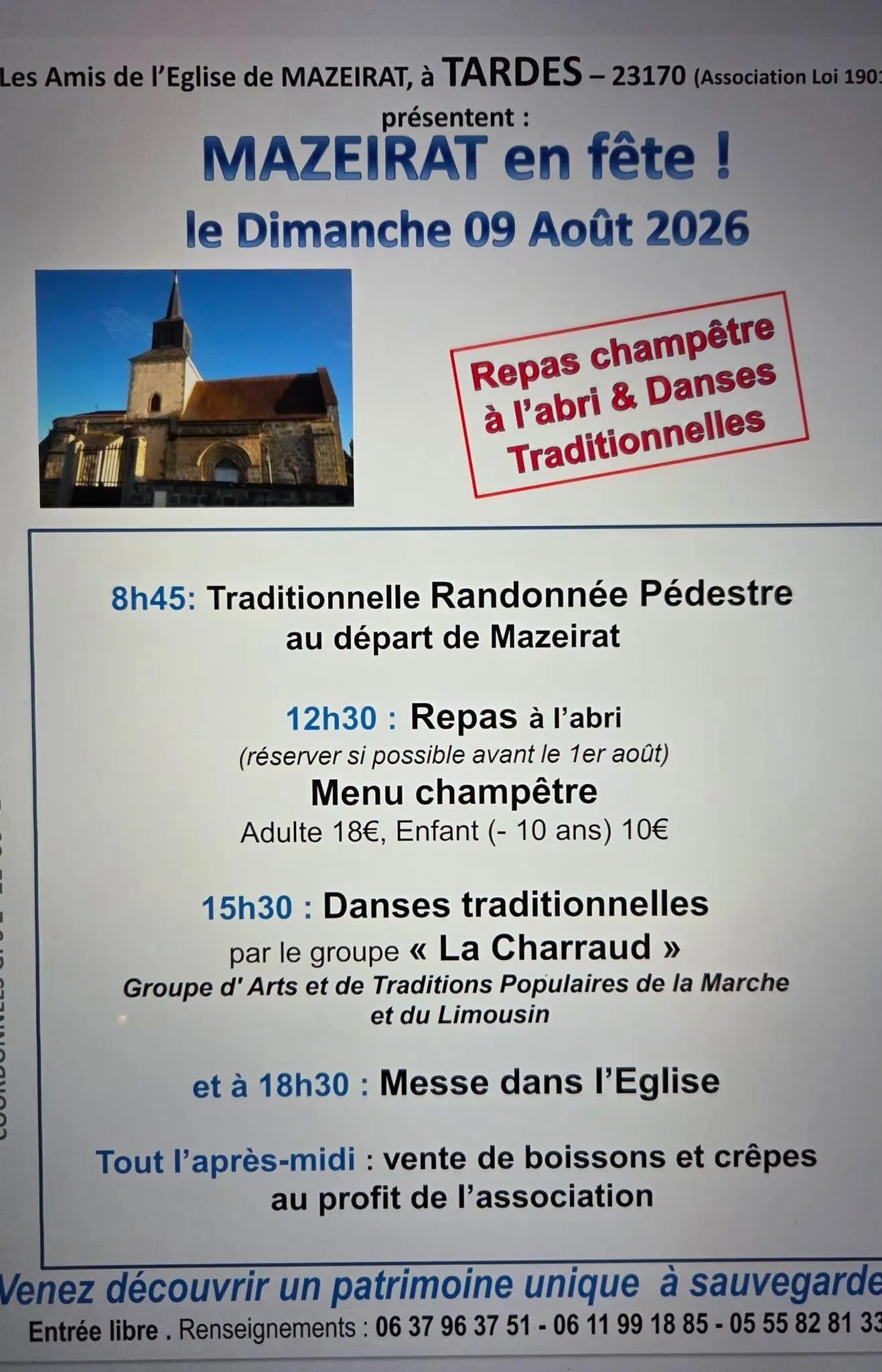 Randonnée pédestre TARDES