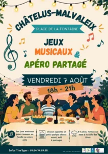 Jeux musicaux CHATELUS MALVALEIX
