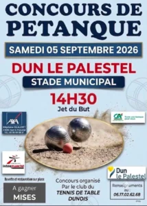 Concours de pétanque DUN LE PALESTEL