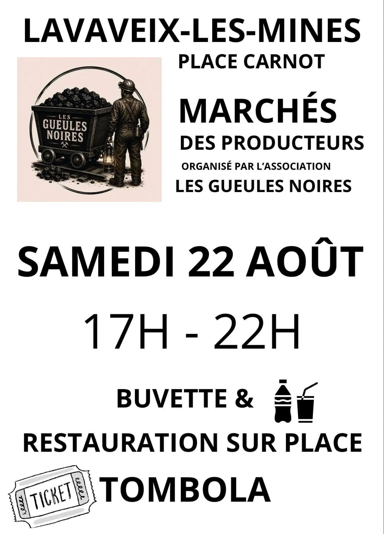 Marché de producteurs LAVAVEIX LES MINES