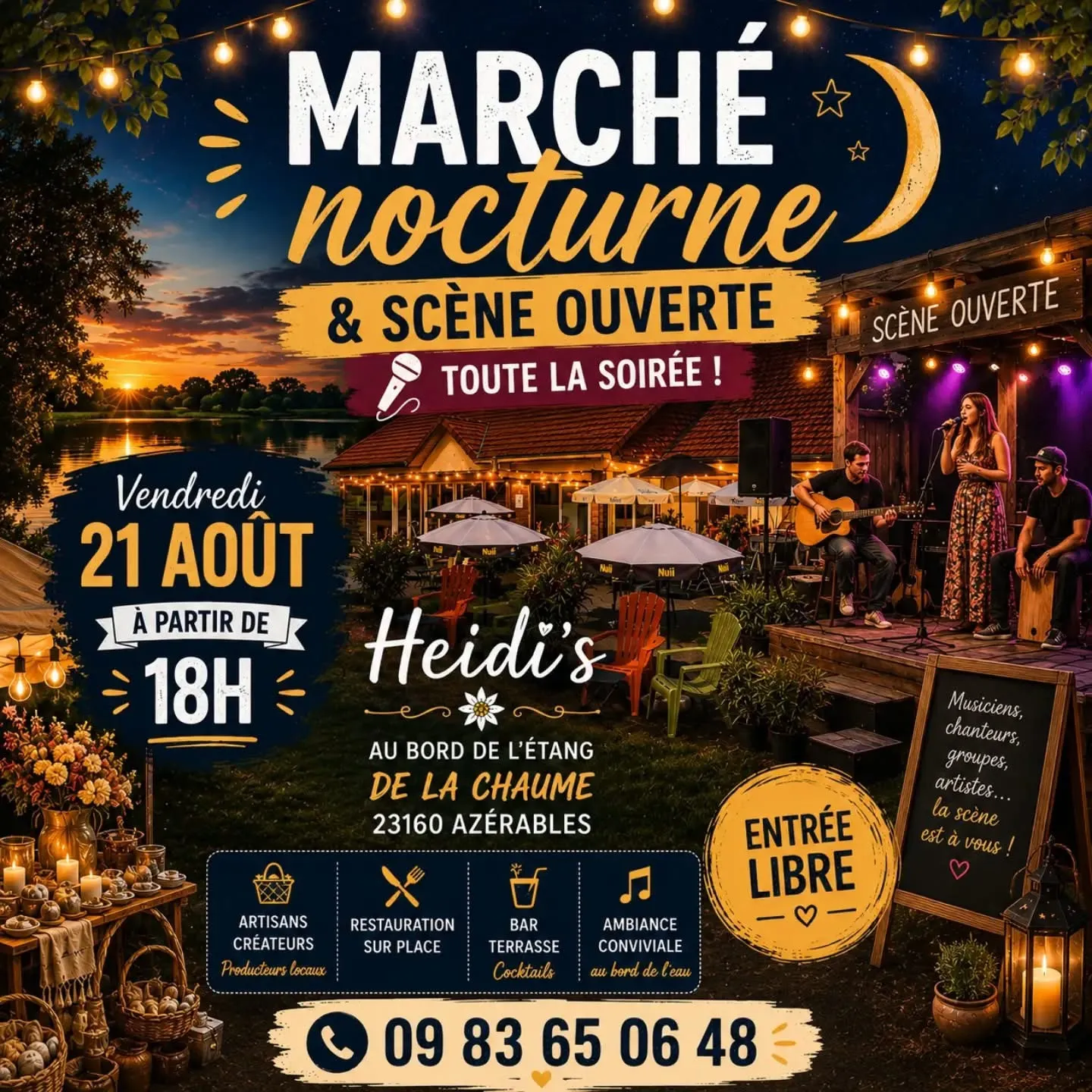 Marché nocturne AZERABLES