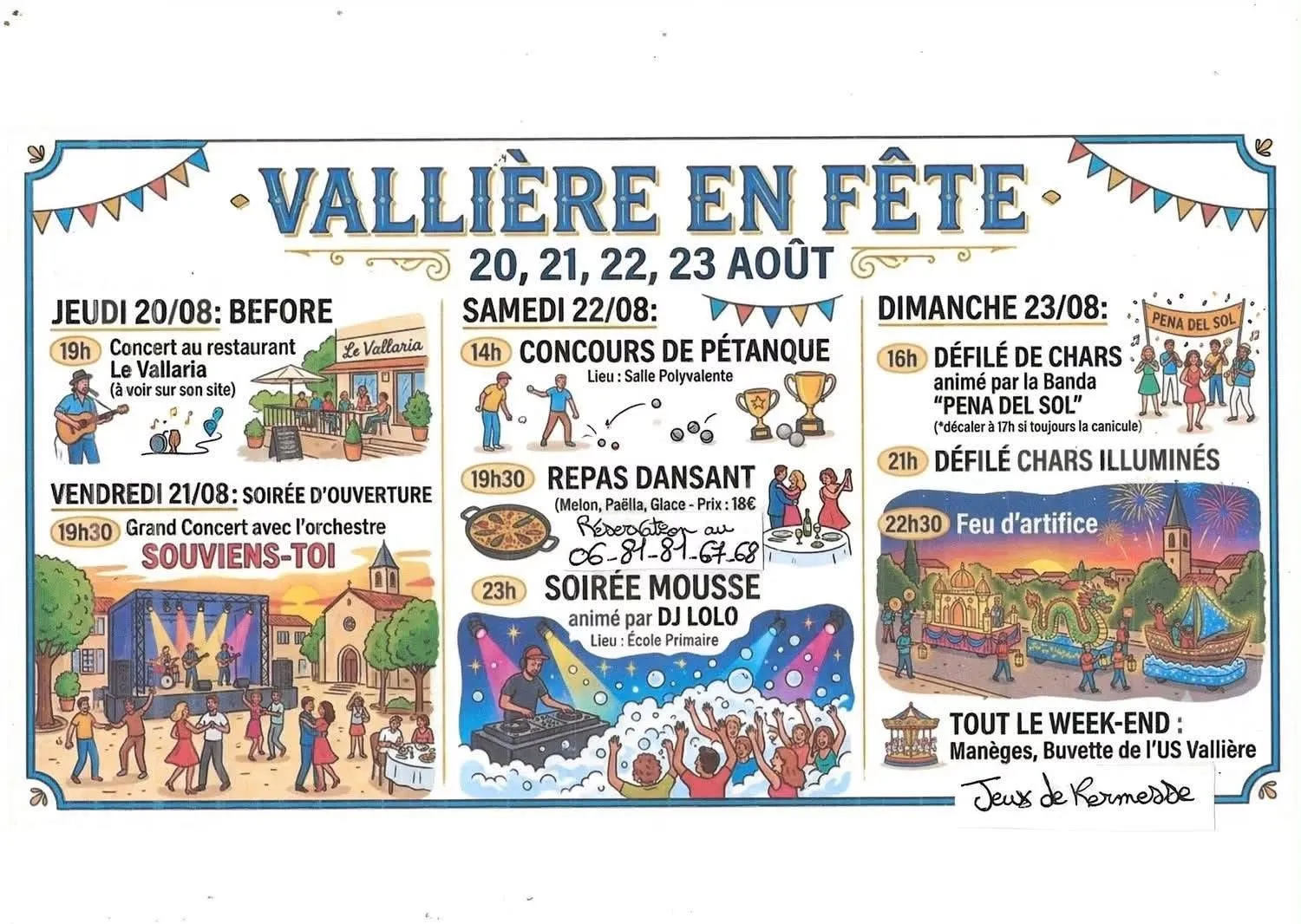 Fête locale VALLIERE