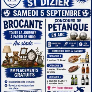 Brocante & concours de pétanque ST DIZIER MASBARAUD