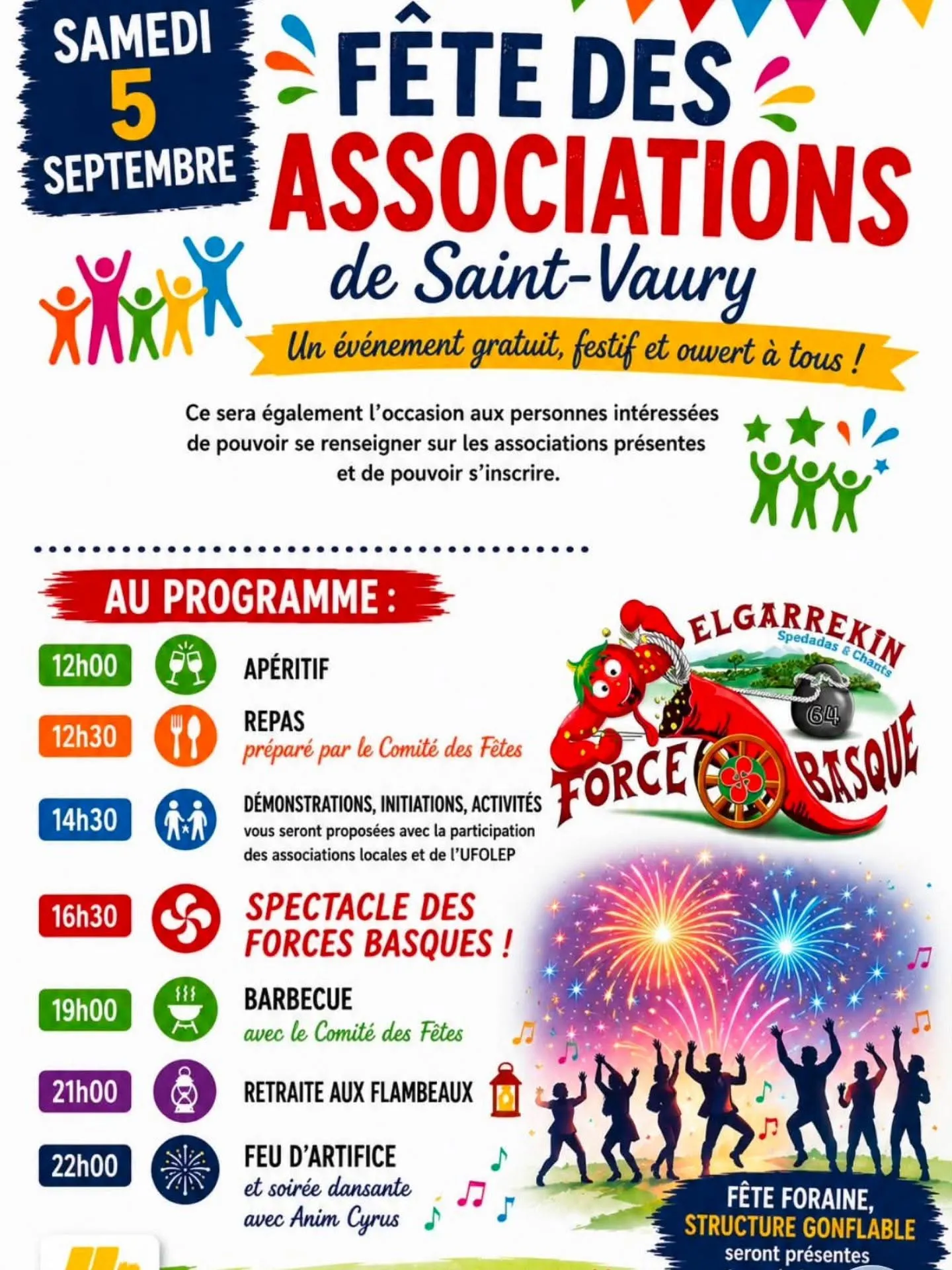 Fête des associations SAINT-VAURY