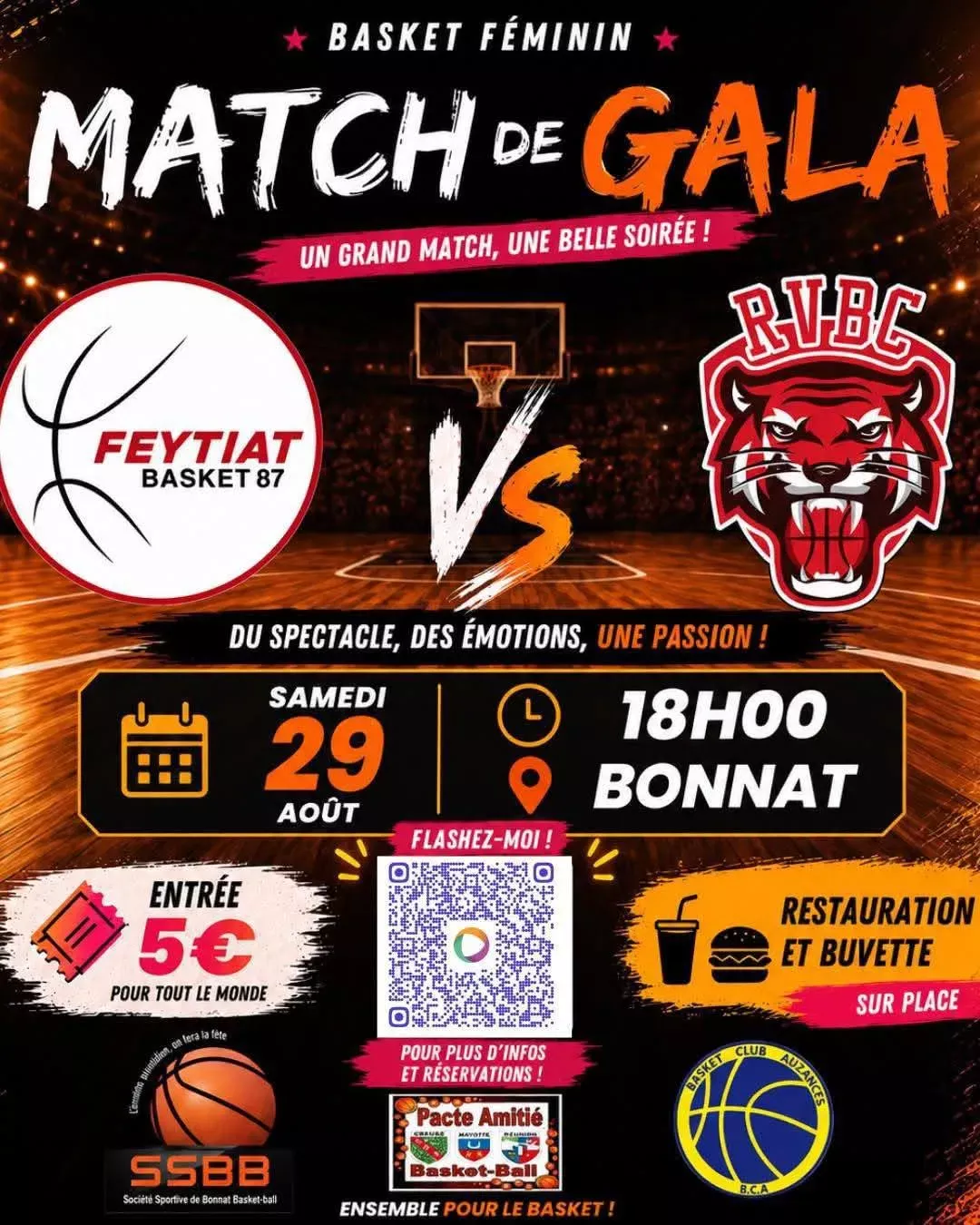 Basket féminin BONNAT