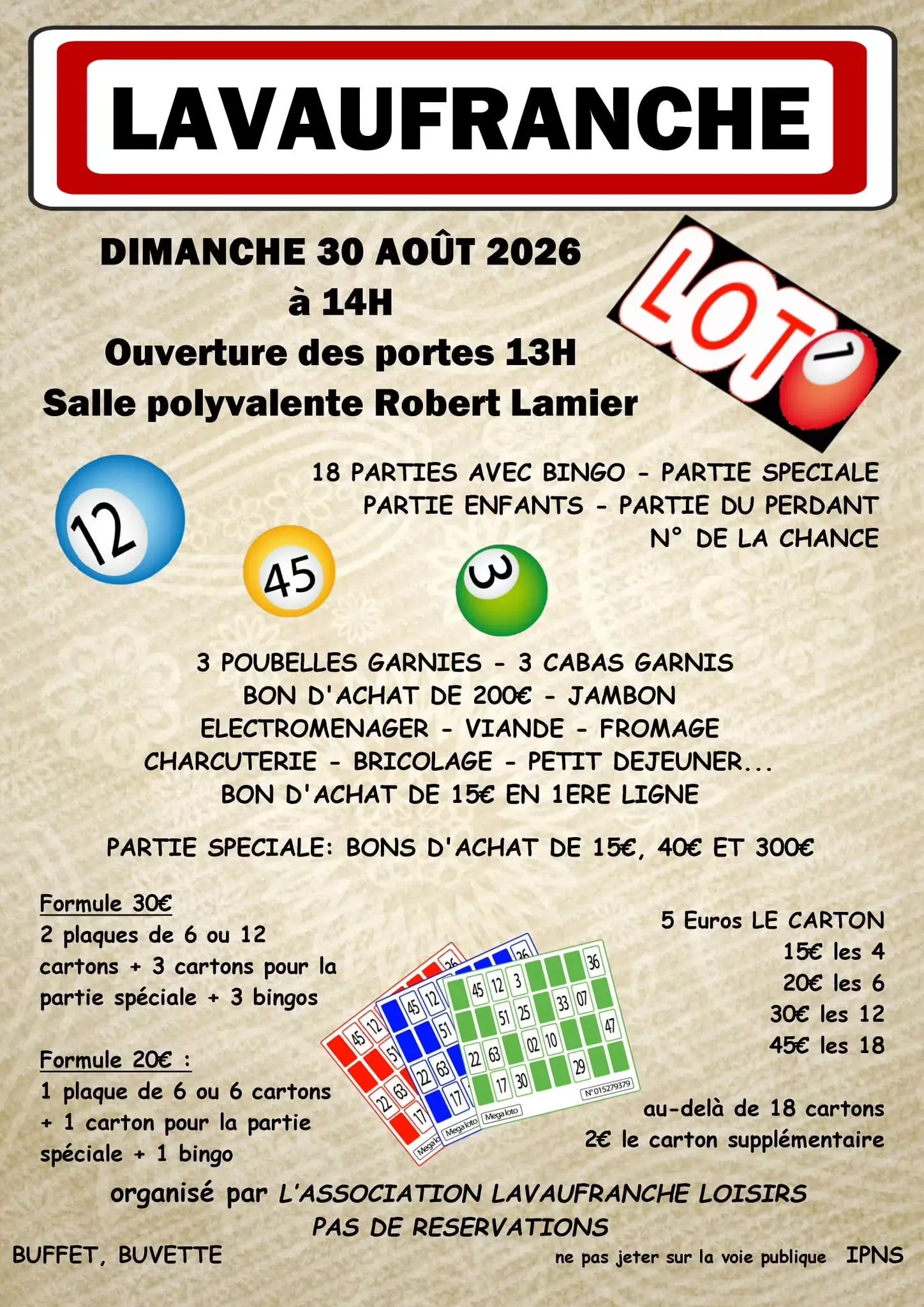 Loto LAVAUFRANCHE