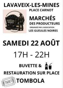 Marché de producteurs LAVAVEIX LES MINES